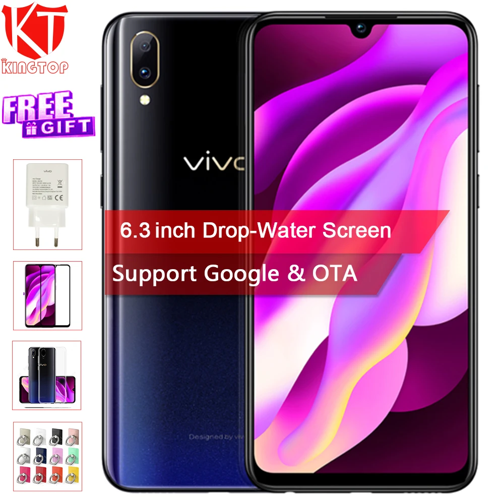 VIVO Y97 смартфон с 6 3 дюймовым дисплеем восьмиядерным процессором Helio P60 ОЗУ 4 Гб ПЗУ