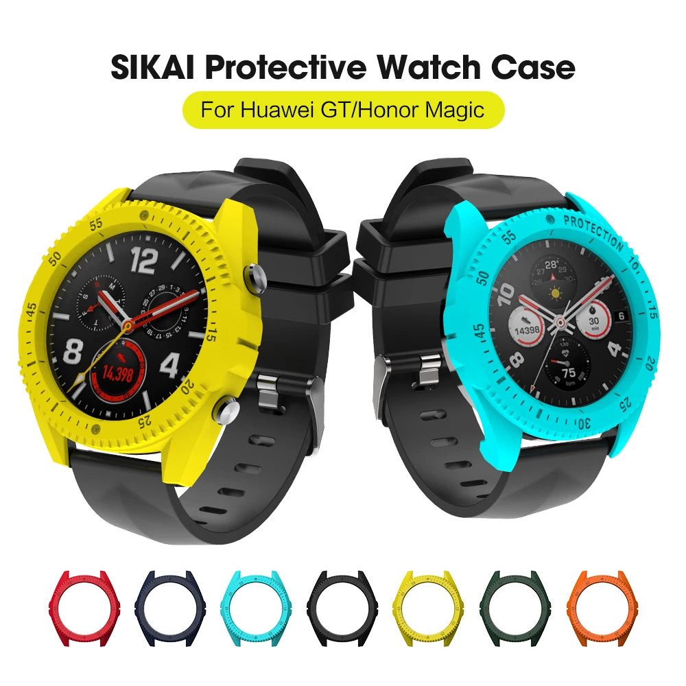 SIKAI PC защитная накладка чехлы для huawei GT часы движение сильный чехол Smartwatch