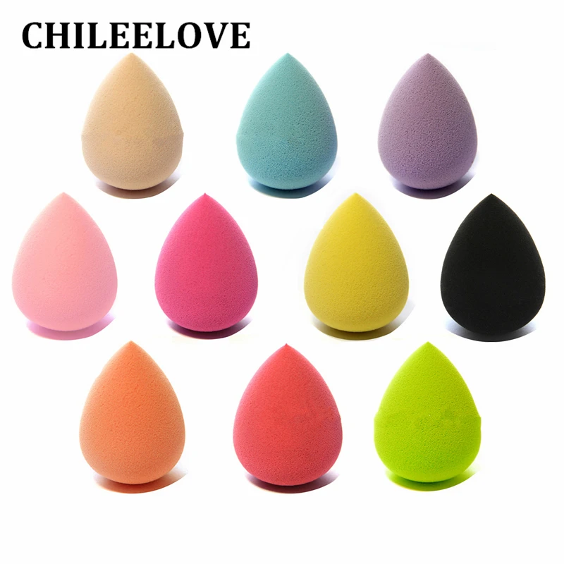CHILEELOVE 10 цветов капли воды Макияж Косметика для лица Пудра пуф тональной очистки BB