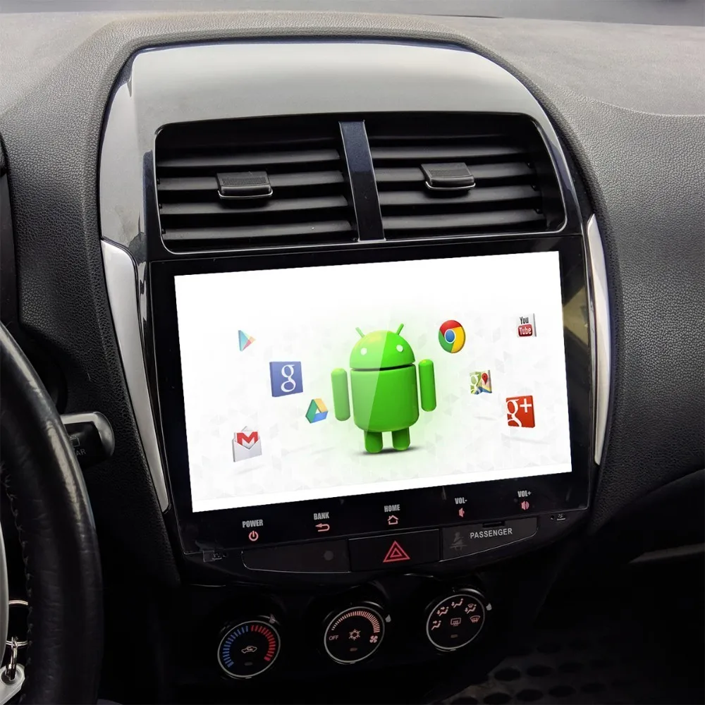 Мультимедийная магнитола для Mitsubishi ASX Peugeot 4008 Citroen C4 Air Cross 1 din Android 9 0|Автомагнитолы|