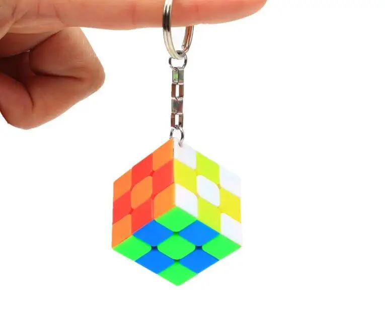 CuberSpeed Mini 3x3 брелок кубик не липкий волшебный яркий скоростной кубик|speed cube|magic
