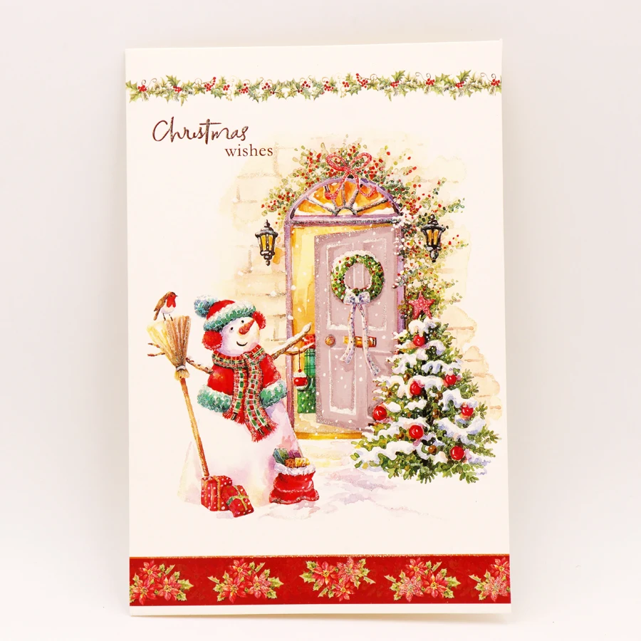 8 шт./компл. с изображением &quotОлень&quot Рождественская открытка для детей на день