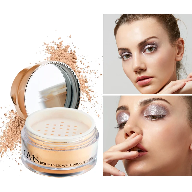 

Loumesi face loose powder setting Powder women oil control cosmetics Brighten Face loose Make up powder mineralize skinfinish