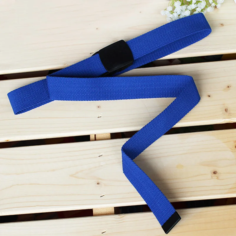 Blue style2 Для Женщин Повседневный женский пояс на талию Модный черный холщовый карамельный цвет удобный 1 шт. тонкий регулируемый - Цвет: Blue style2