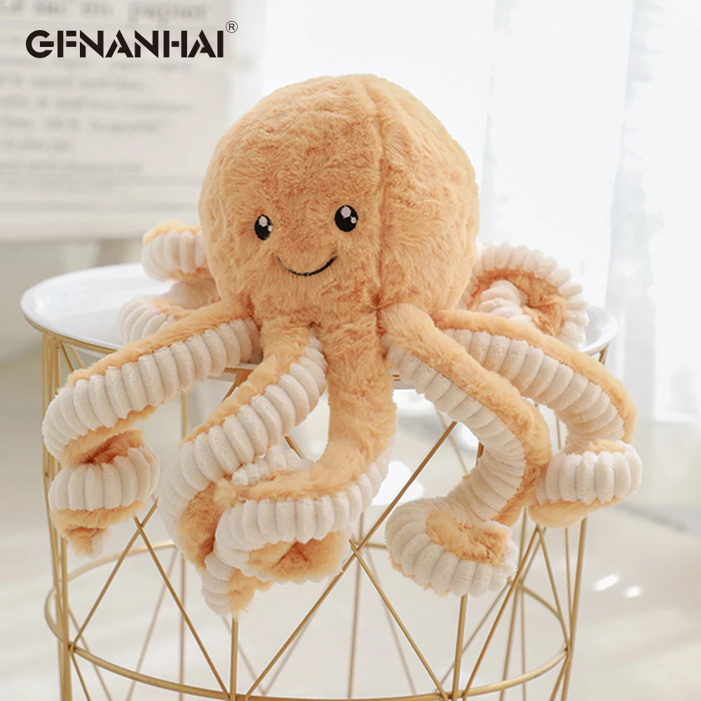 

1pc 40/60/80cm Large octopus Plush Pillow Stuffed Soft Toys Baby Sleeping Appease Dolls Home Decor Sofa Cushion Present