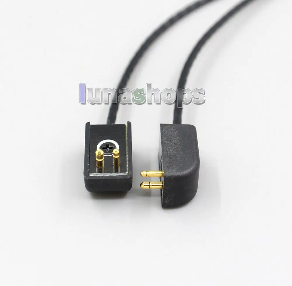 LN004717 супер мягкие из бескислородной меди черный кожаный наушник кабель для Etymotic