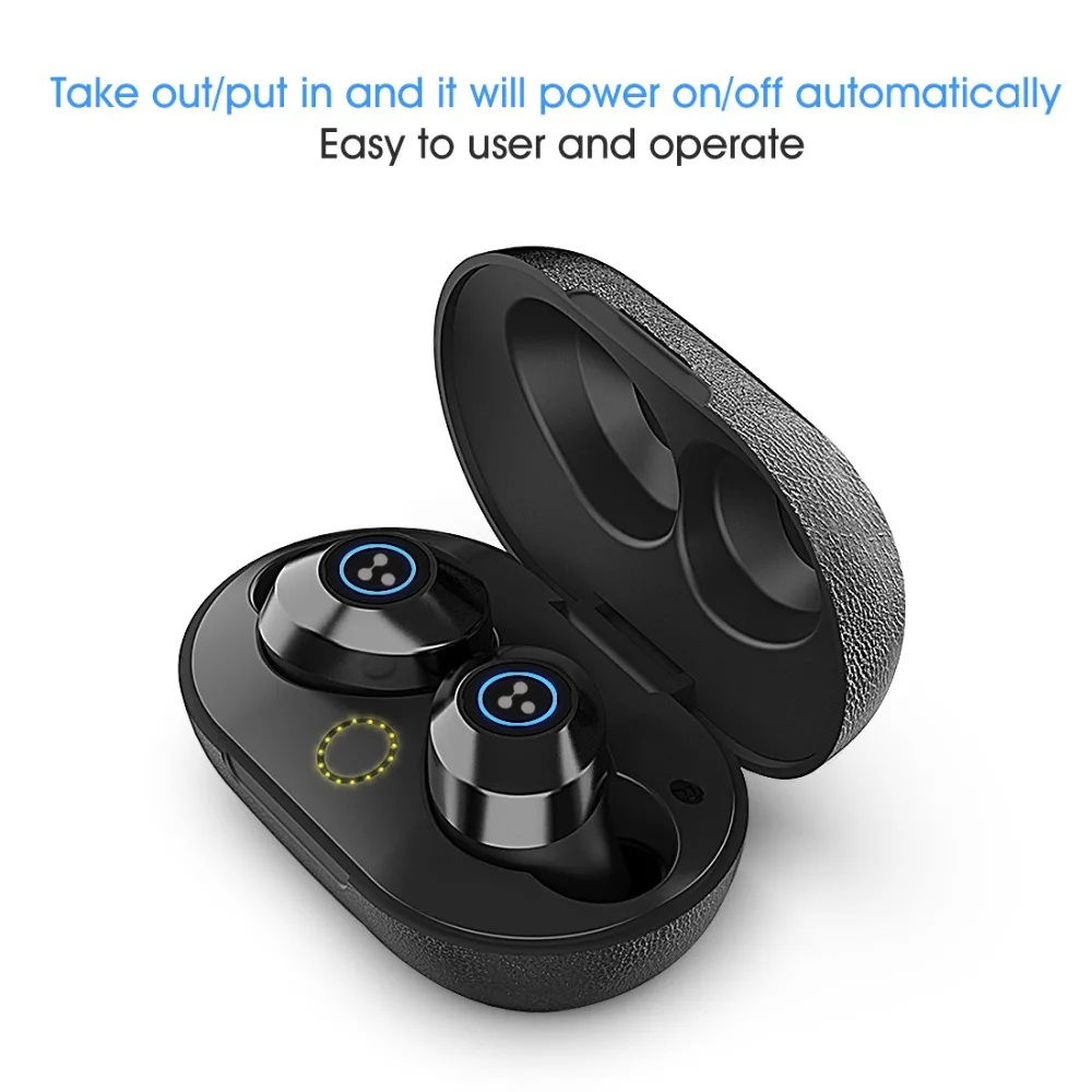 Слог S105 TWS Bluetooth наушники настоящие беспроводные стерео наушники водонепроницаемый Bluetooth гарнитура слог S105 для телефона
