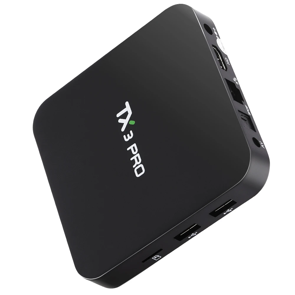 2018 новейшее хорошее качество TX3 Pro Amlogic S905X 1G/8G четырехъядерный KD android 6 0 HD IPTV S905W smart