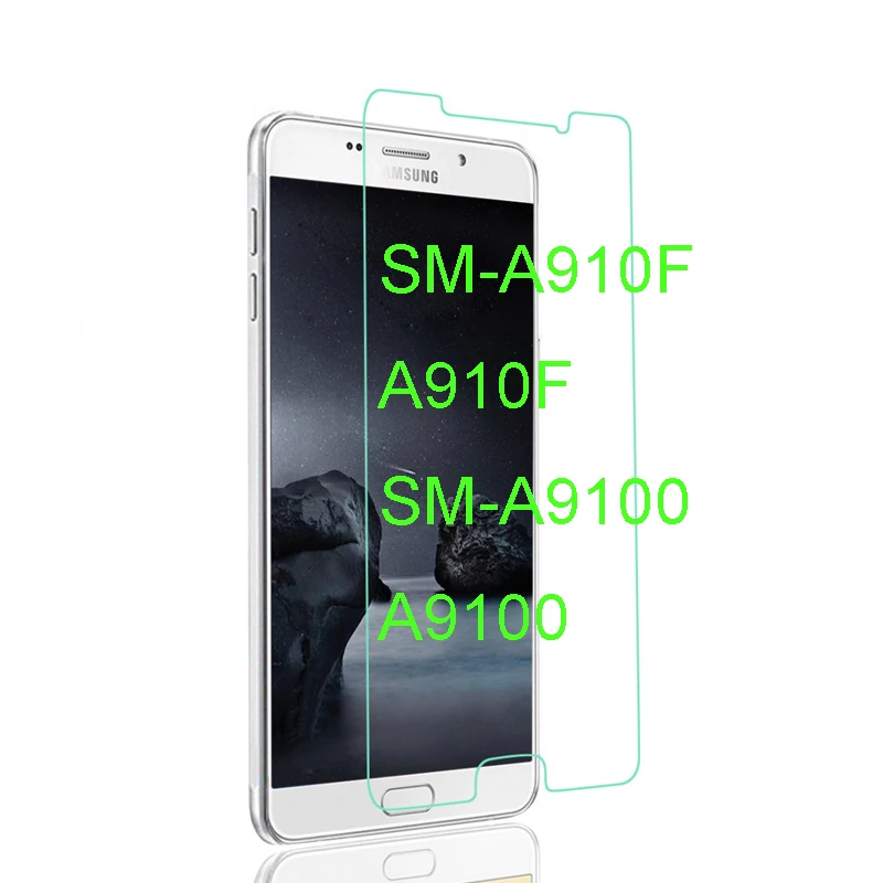 9H закаленное стекло для Samsung A9 Pro SM-A910F A910F SM-A9100 A9100 защита экрана защитное |