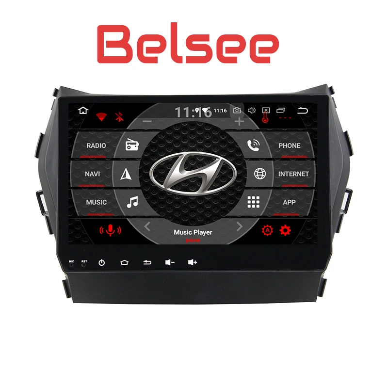 Belsee 2013 2014 2015 2016 Santa Fe ix45 Android 8 0 Oreo Авто головное устройство DVD GPS | Автомагнитолы -32963933881