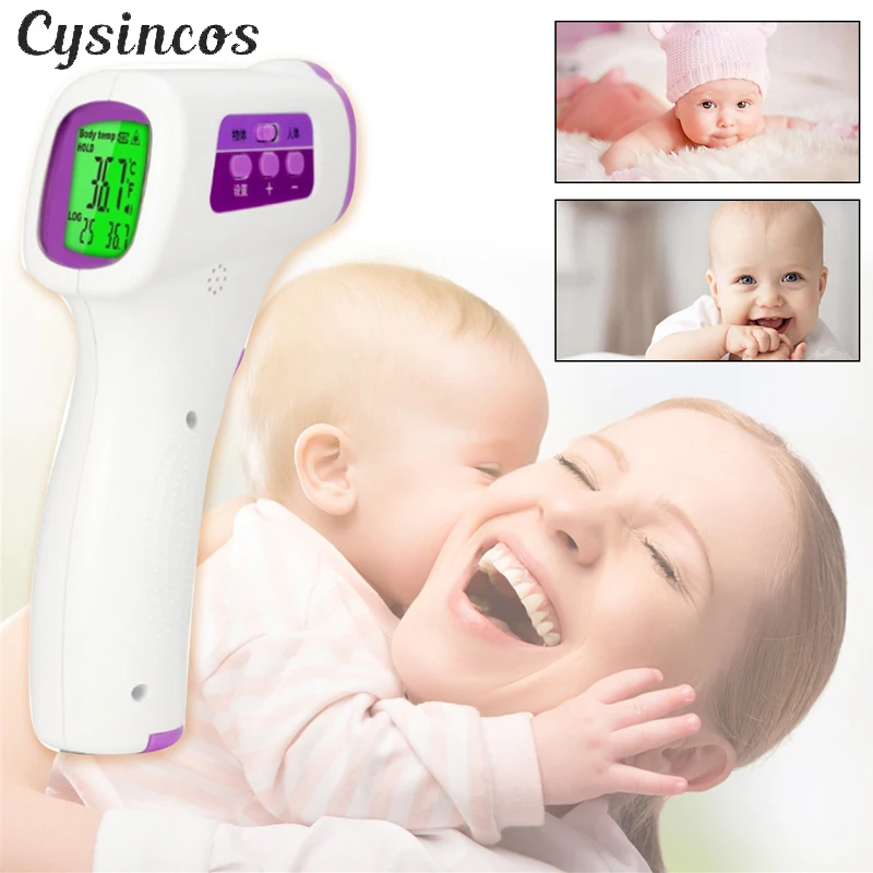 CYSINCOS ЖК-подсветка детский лоб термометр цифровой температура тела детский Лоб Инфракрасный термометр