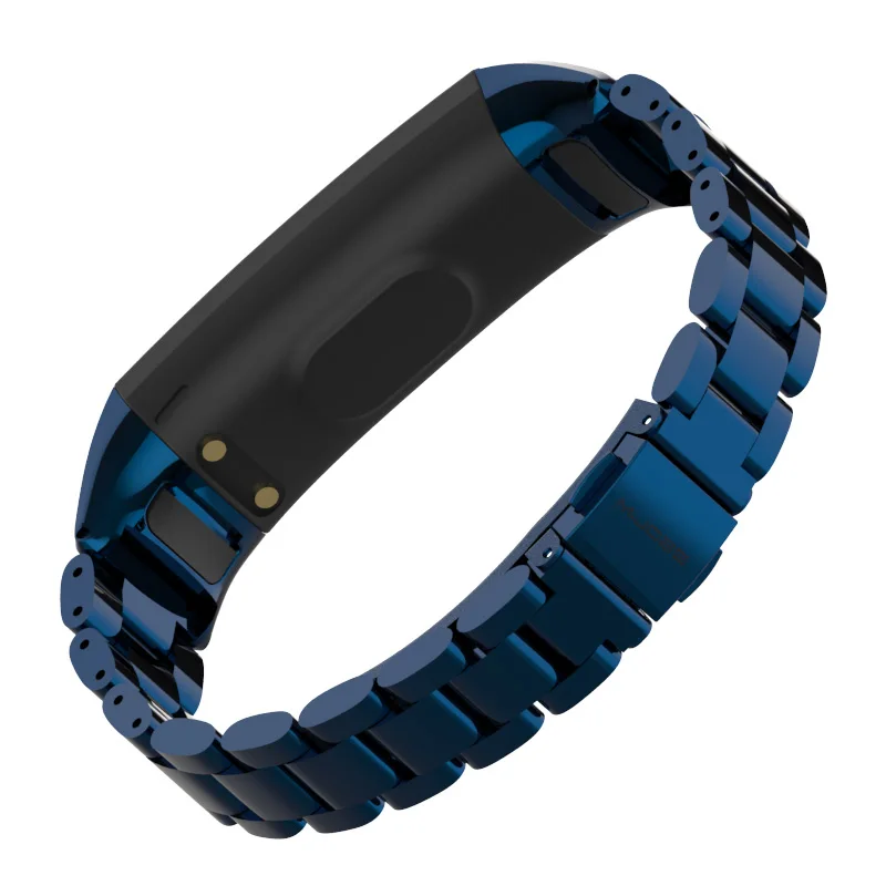 Ремешок для Huawei Honor Band 5, умный браслет из нержавеющей стали, металлический браслет, совместимый с honor Band 4 Correa