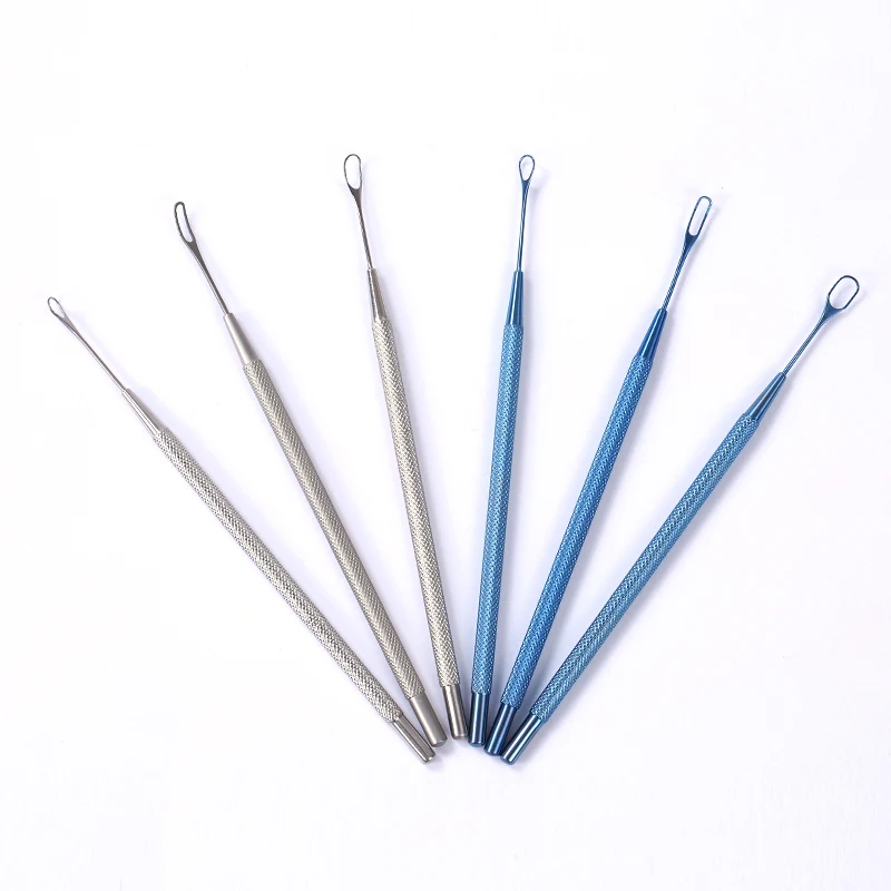 

Stainless steel Titanium alloy flushing rod type Crystal wire loop 3*8 5*7 3*12 Chicken heart type