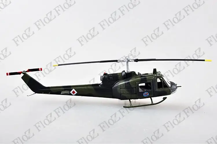UH-1 Iroquois Huey вертолет Вьетнам 1967 1/72 летательный аппарат без литья под давлением easy model