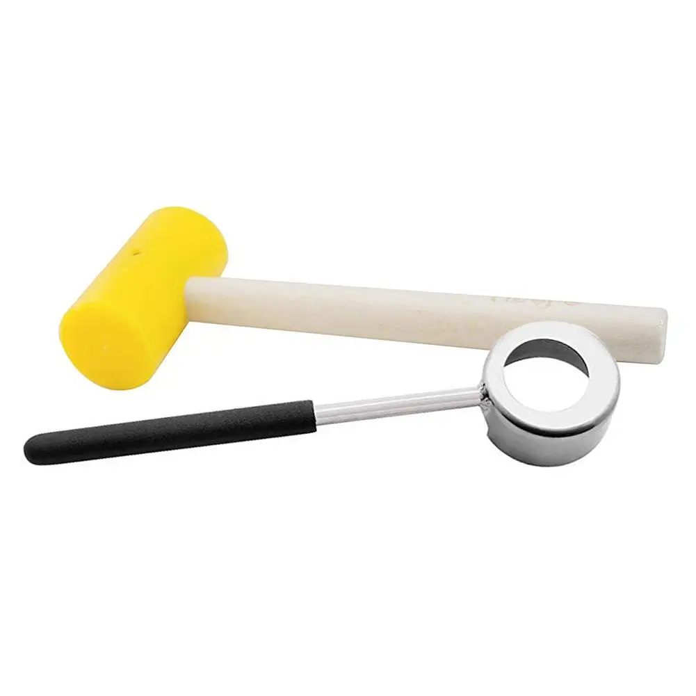 

Rugged Food Grade Safety 304 Stainless Steel Coconut Opener Puncher Coconut Tool Coconut Hammer Kit Set