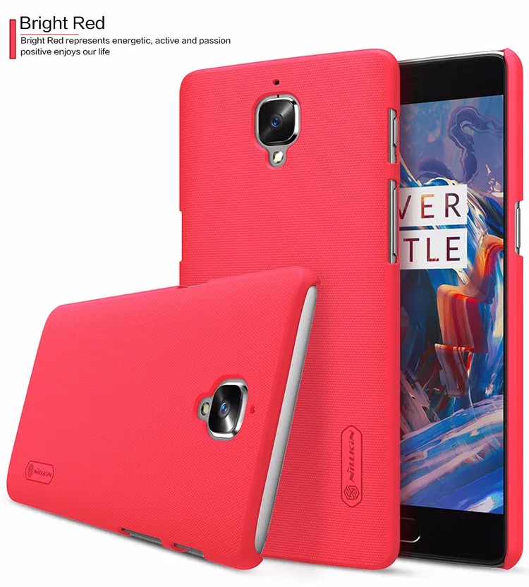 Для oneplus3 A3000 Nillkin Матовый Супер Щит PC Back Cover Case oneplus one 3 Защитный Телефон |