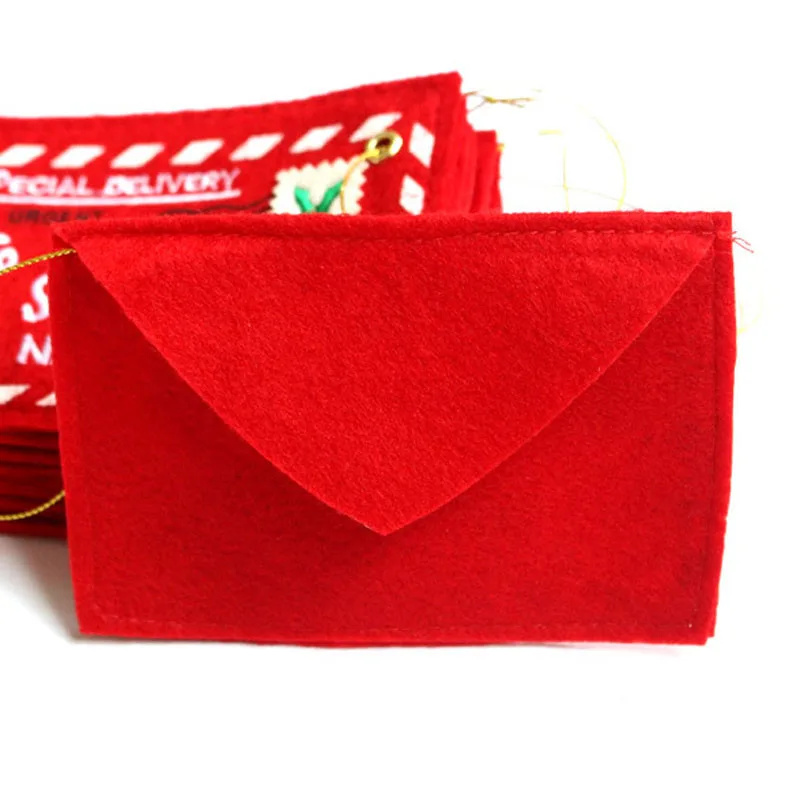 10pcs Christmas decoration For Home Envelope Cards Candy Bag Decorations enfeites de natal | Дом и сад