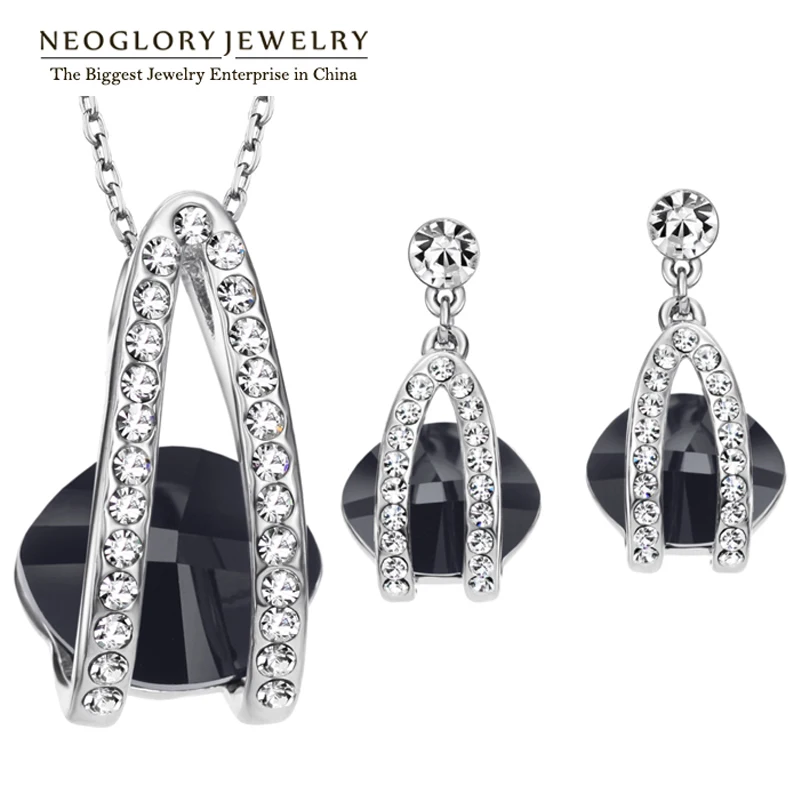 Neoglory 4 цвета модные хорошее качество австрийские кристаллы стразы ювелирные