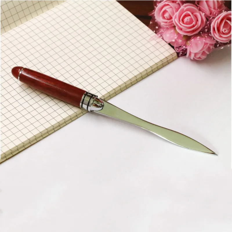 Silver Для офиса и школы, открывалка для писем, для офиса, обучения, культуры, резки, бумажный нож, принадлежности для письма, ручка, разделенный файл, конверты, безопасное лезвие - Цвет: Silver
