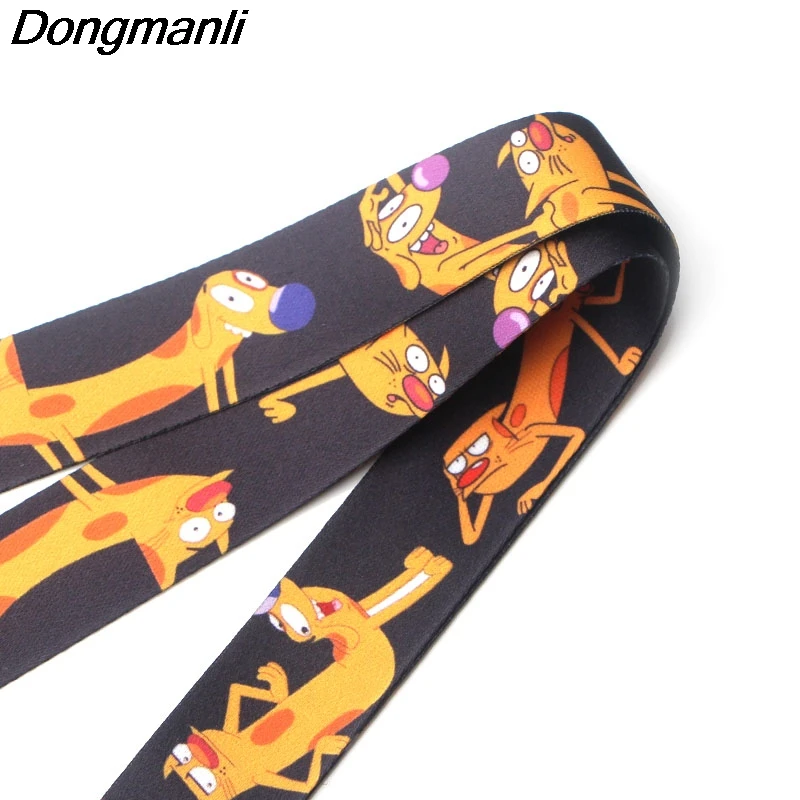 Брелок для ключей P3539 Dongmanli с милым котом ремешки идентификационных карт