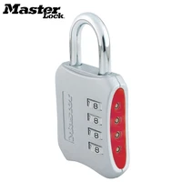 master lock 4 digit password safety lock zinc alloy combination travel security safe code lock combination padlock wide shackle