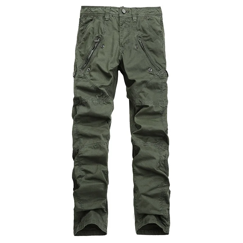 

Brand Mens 2021 Cargo Pants Multi-pockets Baggy Men Pants Casual Trousers Overalls Army Pants Cargo Pants High Quality