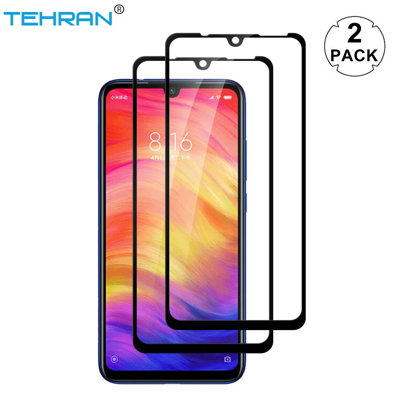 Тегеран полное покрытие стекло для Xiaomi Redmi note 7 HD закаленное Защита экрана 9H 2.5D