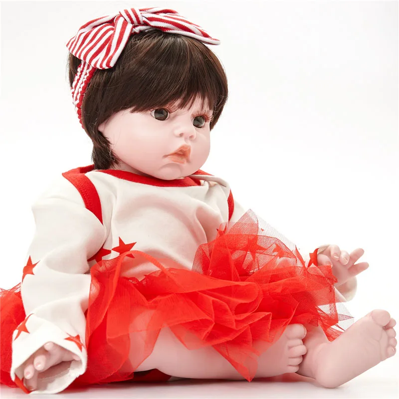 LEOOFU 50 см 20 дюймов подарок на день рождения reborn baby doll Реалистичная мягкая