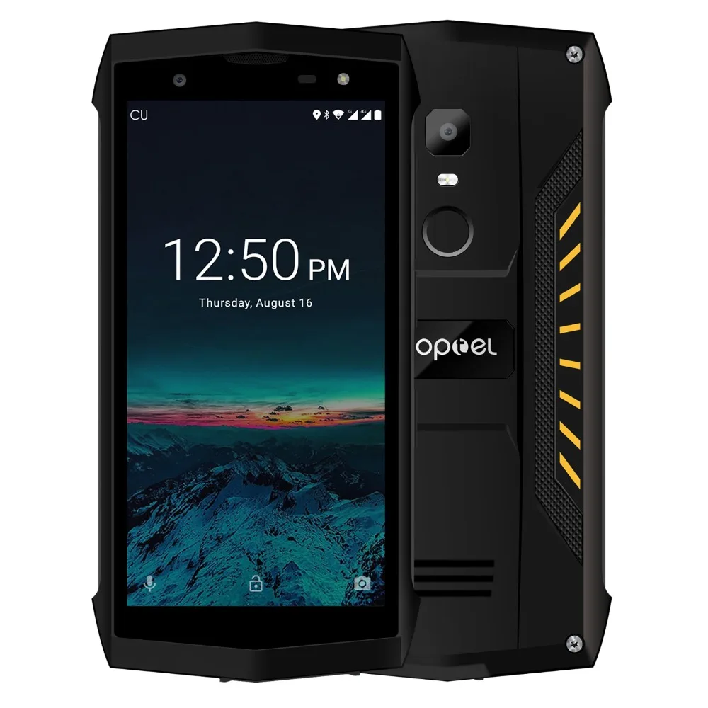 POPTEL P8 смартфон IP68 Водонепроницаемый Android 8 1 5 0 &quotMTK6739 4 ядра 3750 мАч 2 ГБ + 16 Гб 8MP Face ID