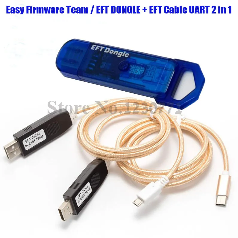 Новейшая оригинальная легкая прошивка TEMA/EFT DONGLE+ EFT кабель UART 2 в 1