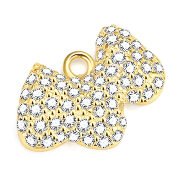 Style 4 Gold Стерлингового серебра 925 аксессуары ручной работы DIY серьги ожерелье браслет кулон инкрустированный драгоценный камень для изготовления ювелирных украшений - Цвет: Style 4 Gold