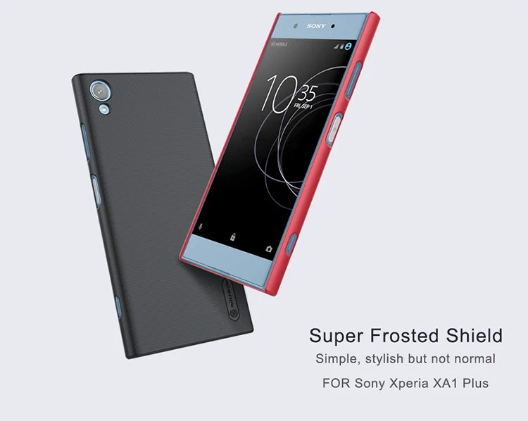 Для sony Xperia XA1 Plus Nillkin супер матовый защитный жесткий чехол для задней панели ПК чехол для sony Xperia XA1 Plus Nilkin матовый чехол для телефона