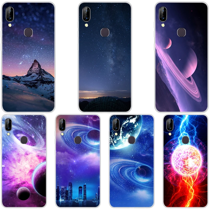 Чехол для Lenovo S5 Pro 2019 новый модный космический Мягкий ТПУ силиконовый чехол pro L58041