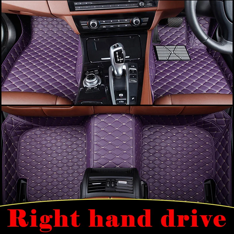 Правый руль автомобильные коврики подходят для Land Rover Discovery 3 4 5 Sport Freelander 2 Range Evoque