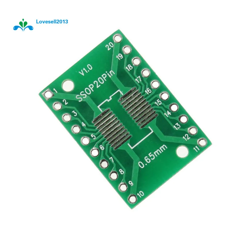 5 шт. SOP20 SSOP20 TSSOP20 To DIP20 шаг 0 65/1 27 мм IC АДАПТЕР печатная плата|pcs| |