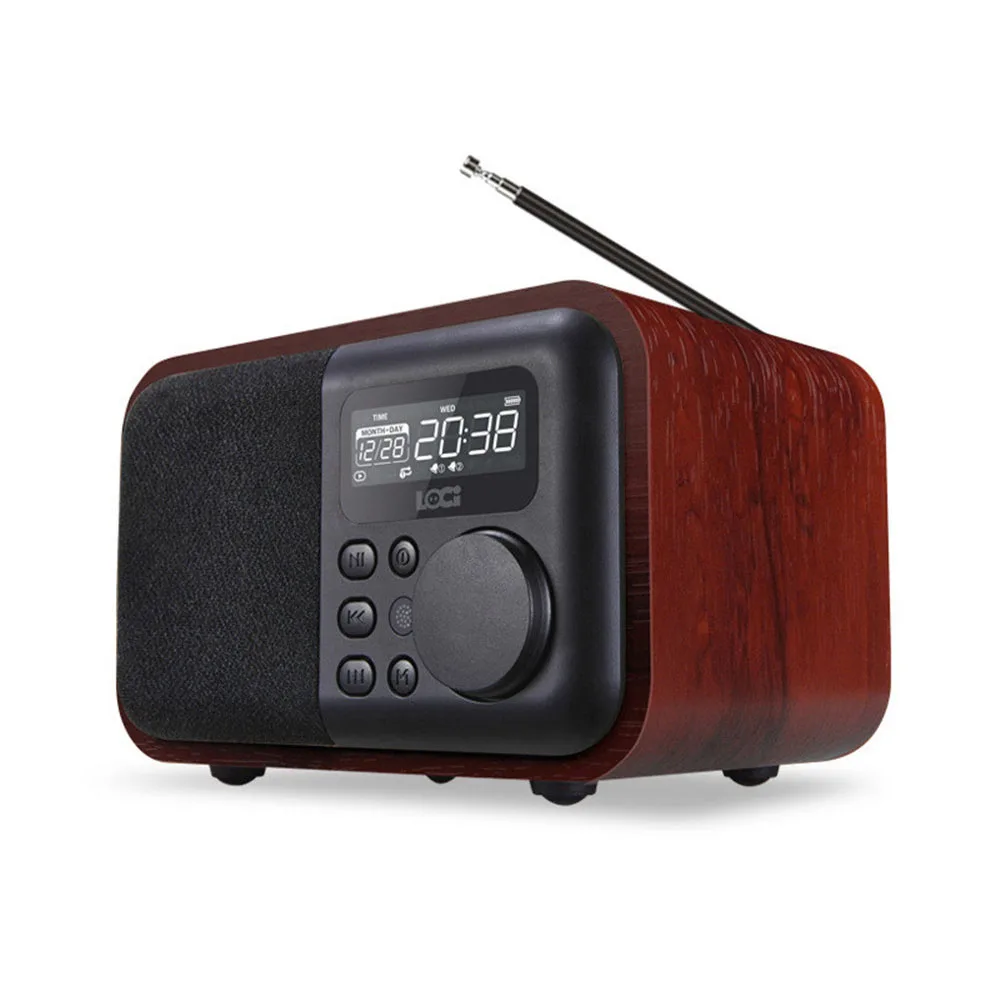 D90 Беспроводной деревянный Bluetooth портативный Динамик сигнализация U дисковая