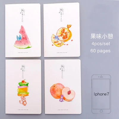 guowei xiaoqi JIANWU 4 шт./компл. стильная футболка с изображением персонажей видеоигр A5 ноутбук Простые Модные сборника упражнений студент кавайный Дневник Школьные принадлежности - Цвет: guowei xiaoqi