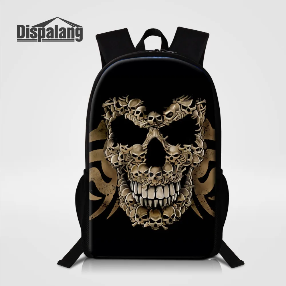 Женский рюкзак с принтом черепа 16 дюймов|mochila feminina|fashion women backpackwomen backpack |