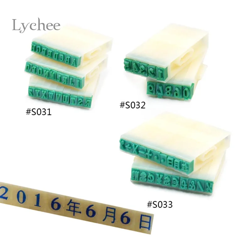 Lychee Life 1 комплект Съемные пластиковые резиновые буквы алфавита фигурка набор для