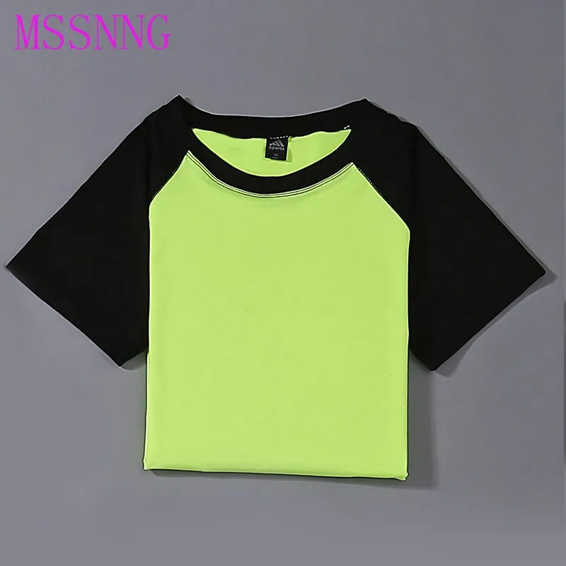 MSSNNG Summer High Quality Yoga T shirt Breathe Freely and Absorb Sweet Running Sports Suit Fast Drying Women Fitness Clothing | Спорт и