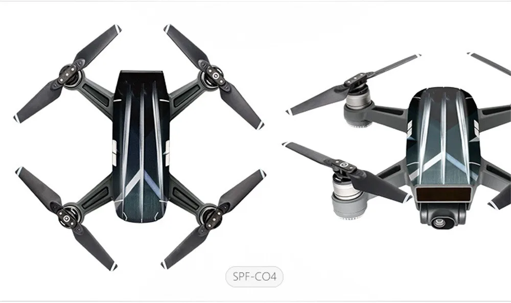 Наклейки на Дрон для DJI Spark Wolverine Blade Priting Водонепроницаемая наклейка шкуры