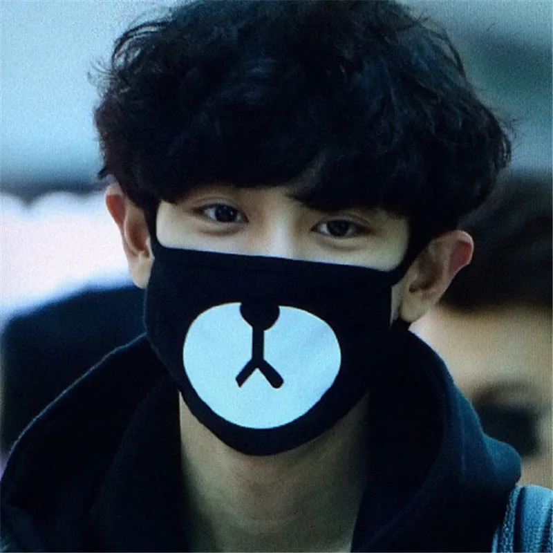 2019 популярная Милая маска с черным ртом в Корейском стиле 1 шт.|korean style|korean maskkorean
