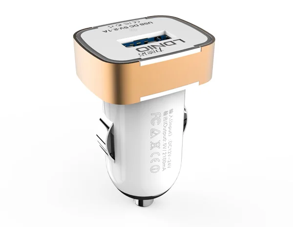 Оригинальное зарядное устройство LDNIO для автомобиля высокое качество 5 В 2 1 а с