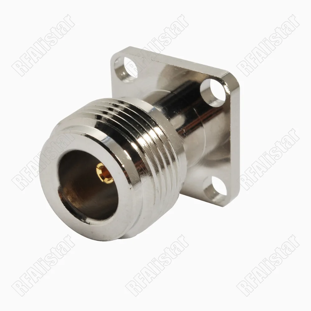 N Тип гнездо 4 отверстия Панель Крепление Джек с припоем радиочастотный