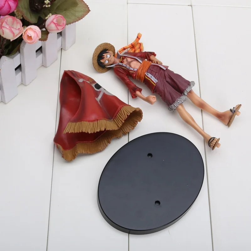 Аниме One Piece Monkey D Luffy 17 см с накидкой 15-й юбилейный выпуск ПВХ экшн-фигурка