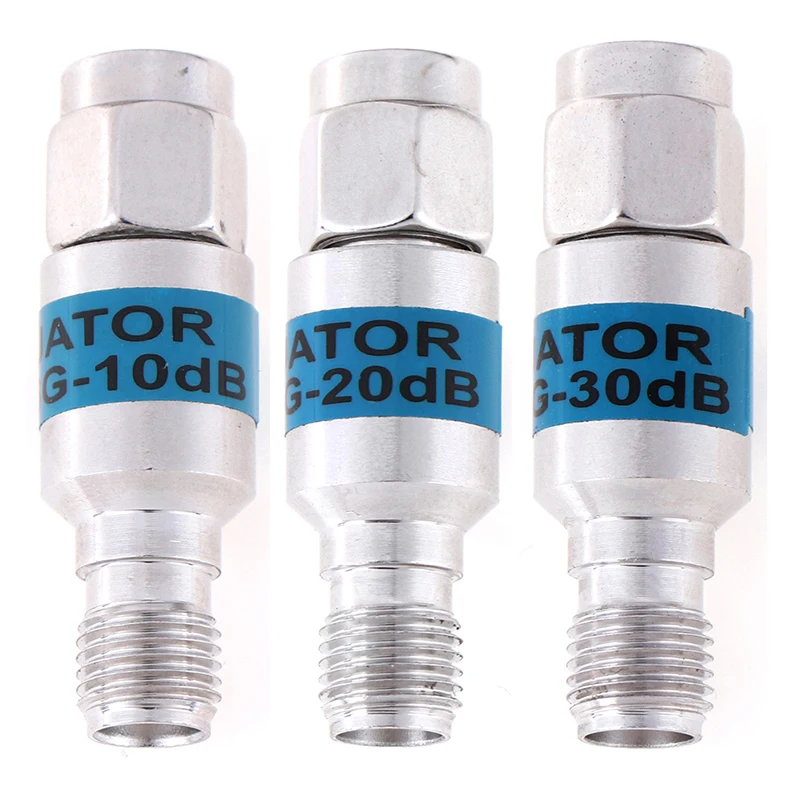 JETTING 1 шт. 2 Вт SMA DC-6GHz коаксиальный фиксированный аттенюаторы частота 6 ГГц SMA фиксированные разъемы
