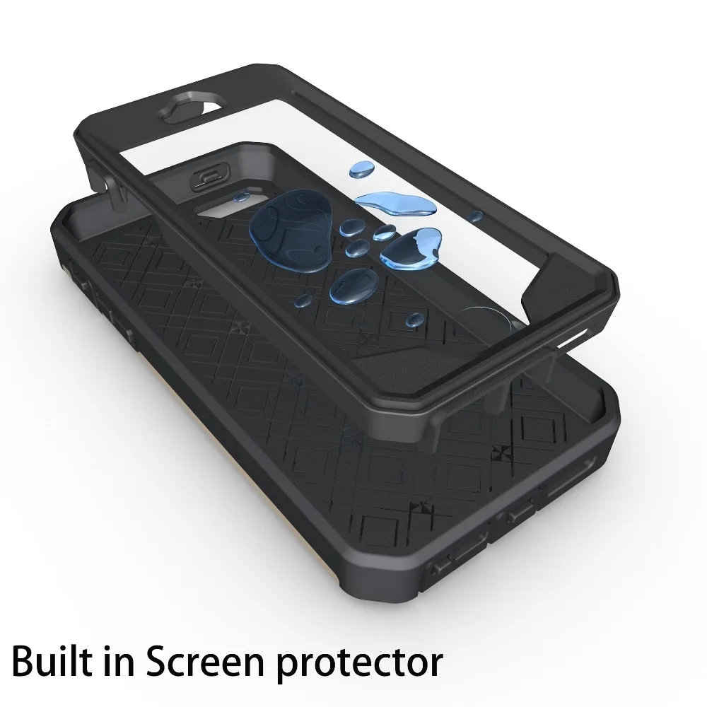 KSELF Full Protective Case For iPhone 5s SE Cover Built in Screen Protector Shockproof 2019 Protectiv |