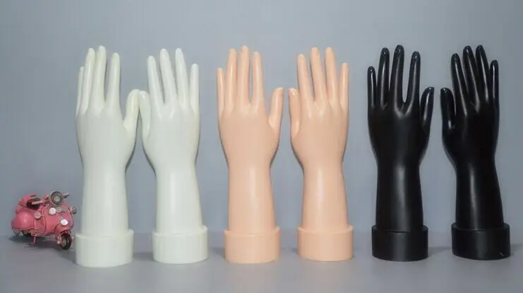 CAMMITEVER 2 шт. черные руки арт витрина часы кольцо браслет перчатки женские