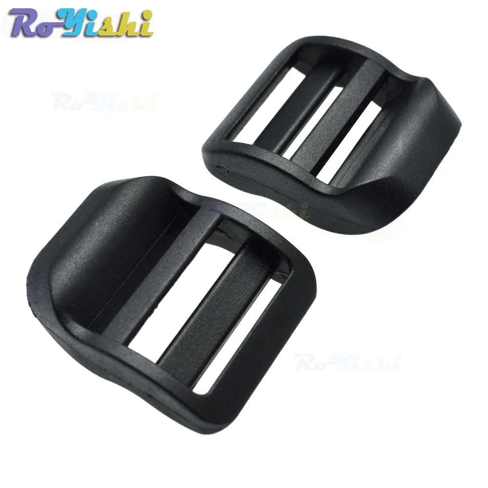 1 &quotпластиковая лестница замок слайдер Пряжка Регулируемый Черный Для рюкзак