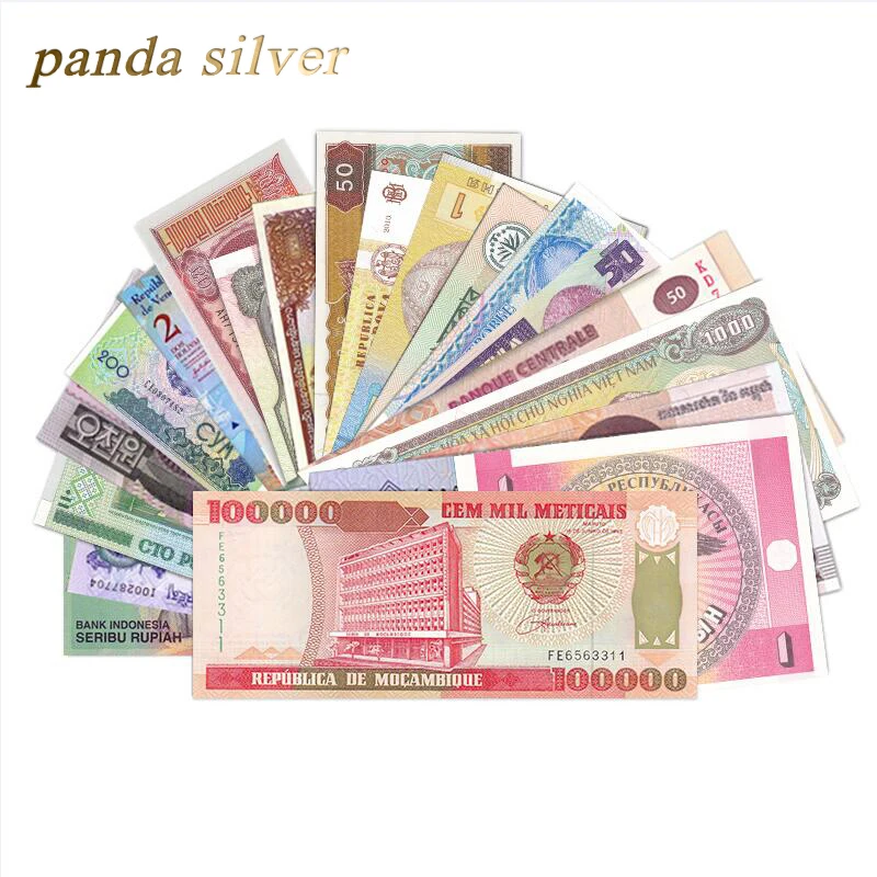 Случайные 20 стран банкноты оригинальные|bank|bank note |
